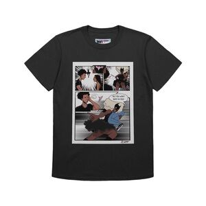 Thot squad Graphic Comic-Panel Black Short Sleeve Tee by
